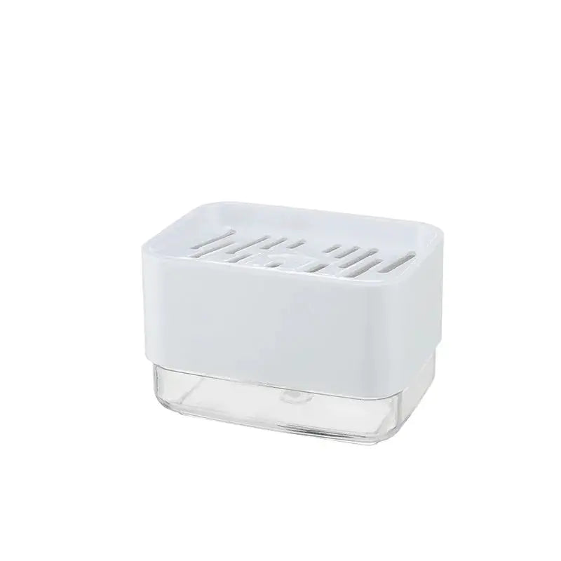 Liquid Feeder and Kitchen Brush Soap Dispenser Box