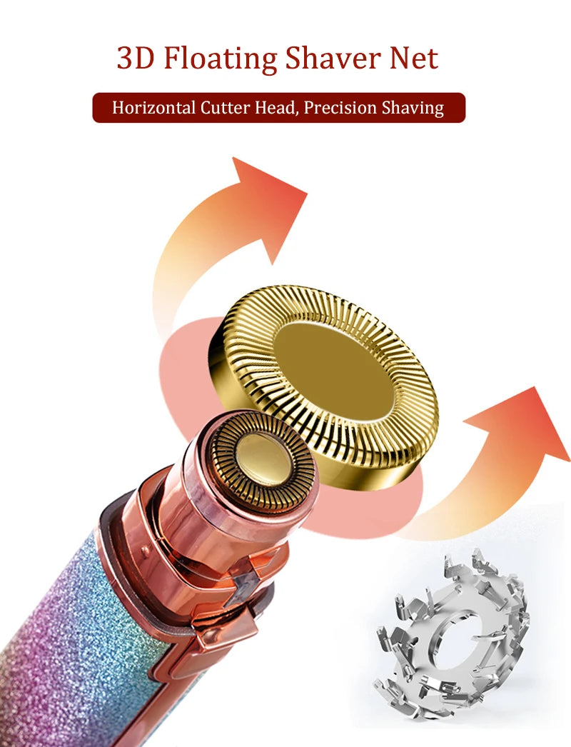 2 IN 1 Rechargeable Epilator Electric