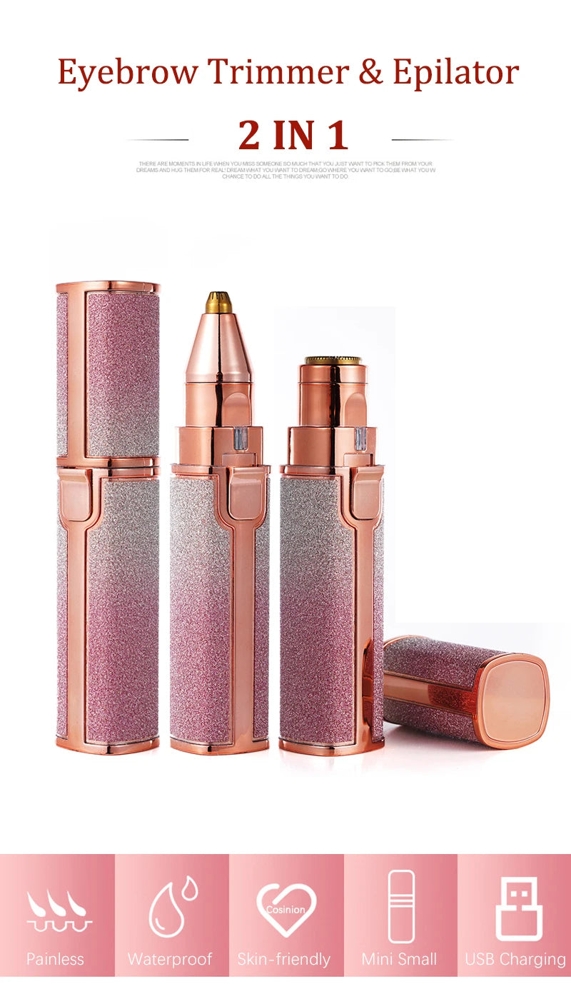 2 IN 1 Rechargeable Epilator Electric